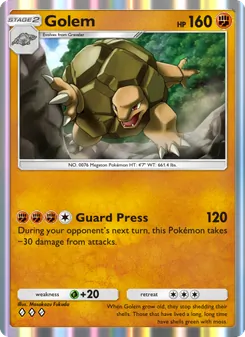 Pokémon-Karte Golem 045/068
