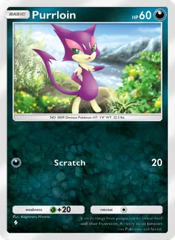 Pokémon-Karte Purrloin 051/068
