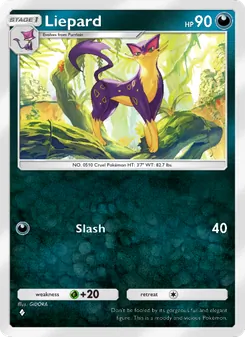 Pokémon-Karte Liepard 052/068