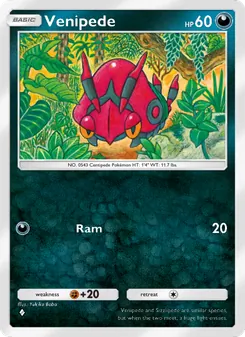Pokémon-Karte Venipede 053/068