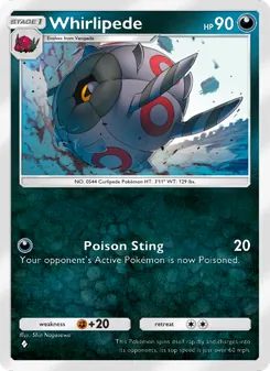 Pokémon-Karte Whirlipede 054/068
