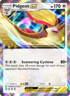 Pokémon-Karte Pidgeot ex 059/068