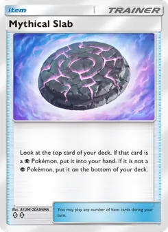 Pokémon-Karte Mythical Slab 065/068