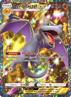 Pokémon-Karte Aerodactyl ex 078/068
