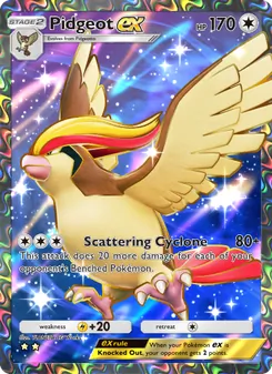 Pokémon-Karte Pidgeot ex 079/068