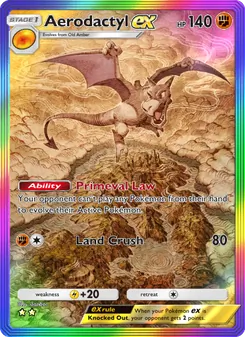 Pokémon-Karte Aerodactyl ex 084/068