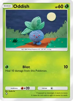 Pokémon-Karte Oddish 001/140