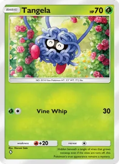 Pokémon-Karte Tangela 004/140