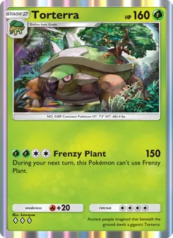 Pokémon-Karte Torterra 012/140