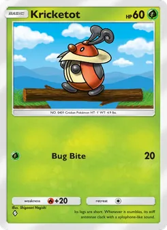 Pokémon-Karte Kricketot 013/140