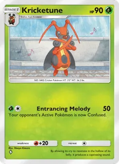 Pokémon-Karte Kricketune 014/140