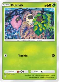 Pokémon-Karte Burmy 015/140