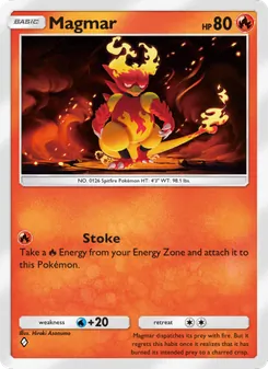 Pokémon-Karte Magmar 023/140