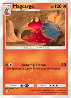 Pokémon-Karte Magcargo 026/140