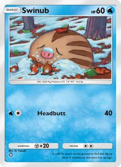 Pokémon-Karte Swinub 031/140