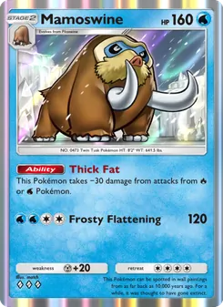 Pokémon-Karte Mamoswine 033/140