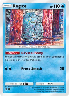 Pokémon-Karte Regice 034/140