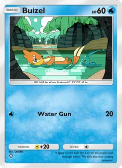 Pokémon-Karte Buizel 038/140