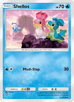 Pokémon-Karte Shellos 040/140