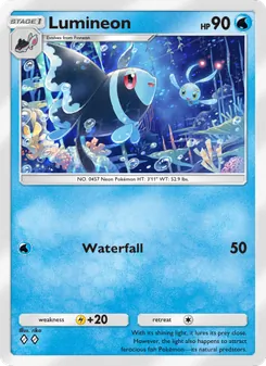 Pokémon-Karte Lumineon 043/140