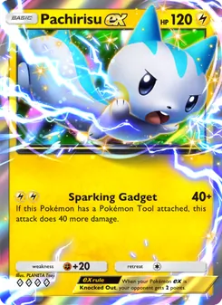 Pokémon-Karte Pachirisu ex 061/140