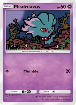 Pokémon-Karte Misdreavus 066/140