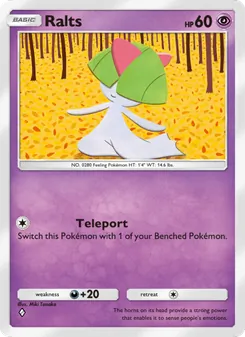 Pokémon-Karte Ralts 068/140