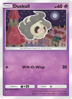 Pokémon-Karte Duskull 070/140