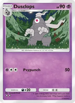 Pokémon-Karte Dusclops 071/140
