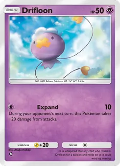 Pokémon-Karte Drifloon 073/140