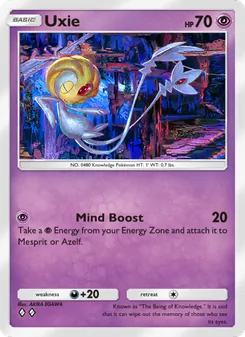 Pokémon-Karte Uxie 075/140