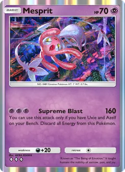 Pokémon-Karte Mesprit 076/140