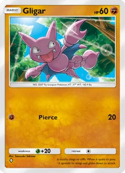 Pokémon-Karte Gligar 083/140
