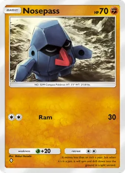 Pokémon-Karte Nosepass 086/140