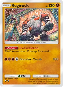 Pokémon-Karte Regirock 087/140
