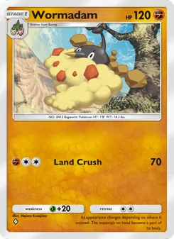 Pokémon-Karte Wormadam 090/140