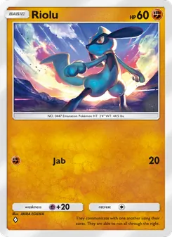 Pokémon-Karte Riolu 091/140