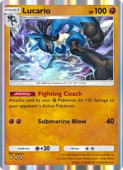 Pokémon-Karte Lucario 092/140