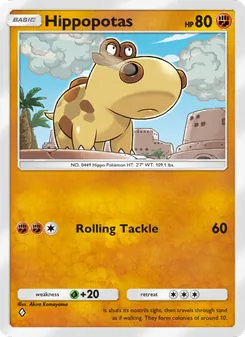 Pokémon-Karte Hippopotas 093/140