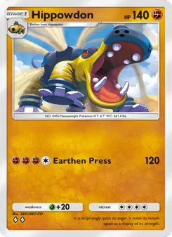 Pokémon-Karte Hippowdon 094/140