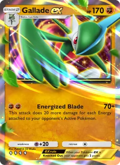 Pokémon-Karte Gallade ex 095/140