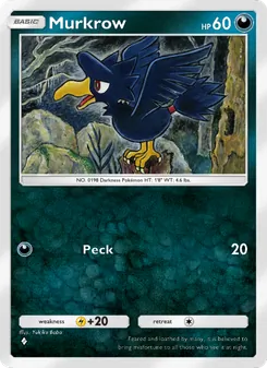 Pokémon-Karte Murkrow 096/140