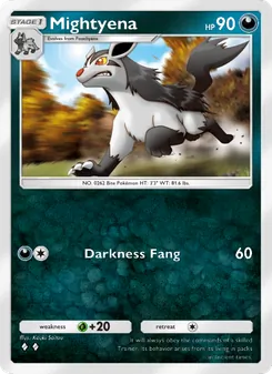 Pokémon-Karte Mightyena 101/140