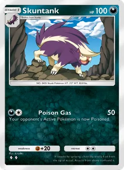 Pokémon-Karte Skuntank 103/140