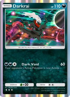 Pokémon-Karte Darkrai 109/140
