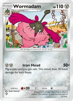 Pokémon-Karte Wormadam 115/140