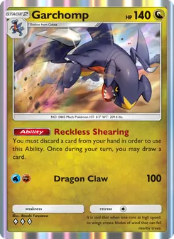 Pokémon-Karte Garchomp 123/140