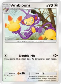 Pokémon-Karte Ambipom 131/140