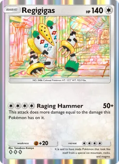 Pokémon-Karte Regigigas 143/140