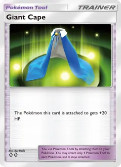Pokémon-Karte Giant Cape 147/140